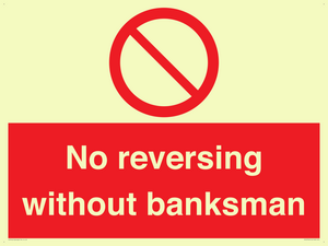 No reversing without banksman